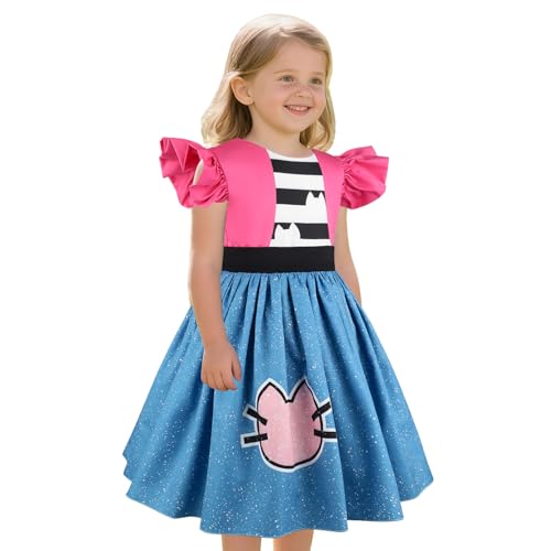 Vestido Casual de Princesa con Orejas para Niñas miniatura 6
