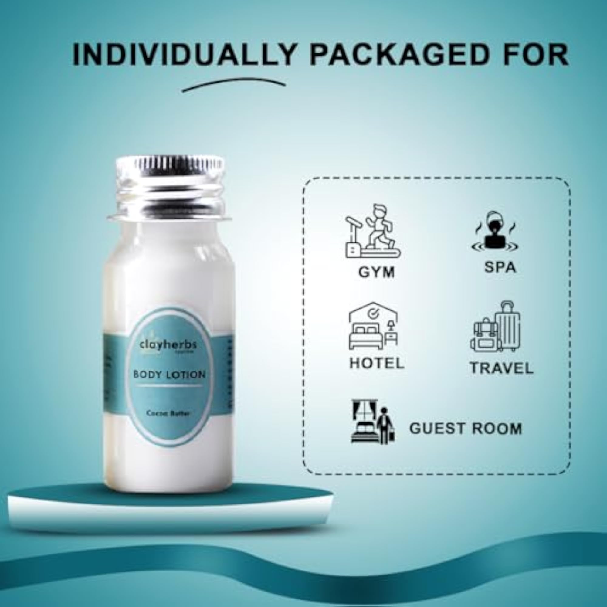 Luxurious Travel Size Body Lotion, Nourishing Formula