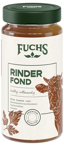 Fuchs Gewürze - Rinder Fond, optimale Basis für Suppen und Saucen, Ohne Geschmacksverstärker...