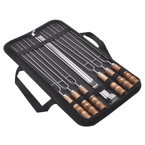 Haiyunhome ؐ o[xL[  Ă o[xL[Zbg XeX Lvp BBQc[ o[xL[pi 10{Zbg 42cm bbqZbg IbNXtH[hz܎[ gтɕ֗ AEghA GRf