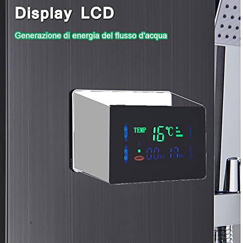 TVTIUO-LED-Panel-de-Ducha-Columna-de-Hidromasaje-Duchacon-ducha-de-manoBoquillas-de-MasajeGrifo-de-baneraLCD-Multifuncion-Sistema-de-DuchaNegro TVTIUO-LED-Panel-de-Ducha-Columna-de-Hidromasaje-Duchacon-ducha-de-manoBoquillas-de-MasajeGrifo-de-baneraLCD-Multifuncion-Sistema-de-DuchaNegro
