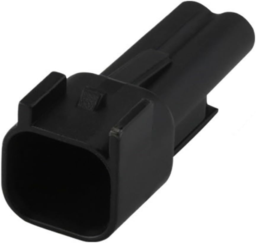 1/5/10/20/50/Sets 2 Pin Automotive Waterproof Wiring Plug EV6 Electrical Male Female Black Connector DJ7023H-1.5-21(2p female male,10 SETS_2P)
