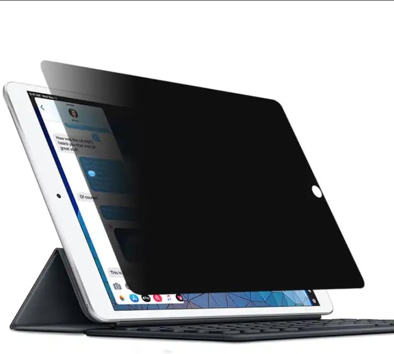 XINDERS 1 Pack Privacy Screen Protector for iPad Mini 4, iPad Mini 5 2019 Tempered Glass Apple Pencil Compatible