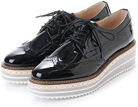 Amazon マチルダ シューズ Mathilda 19春夏 ウィングチップレースアップシューズ Mm7028 ブラックエナメル調 22 5 Mathilda マチルダ シューズ シューズ バッグ