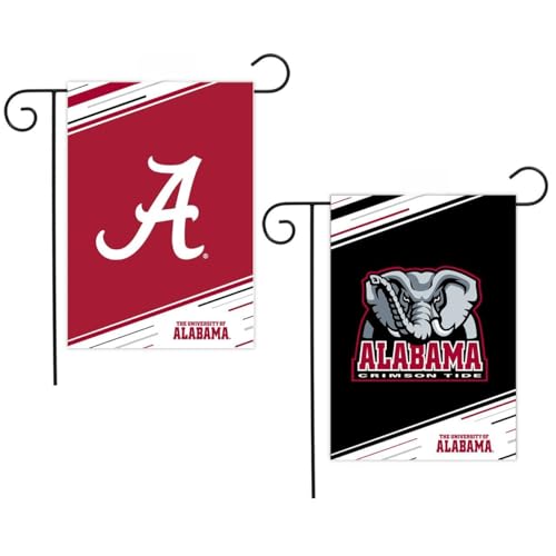 University of Alabama NCAA Licensed Double-Sided Garden Flag 12 x 18 Briarwood Lane