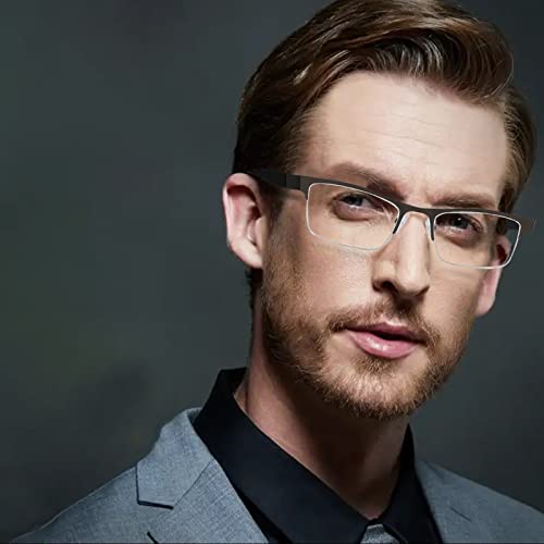 Viseng Confezione da 2 occhiali da lettura a metà