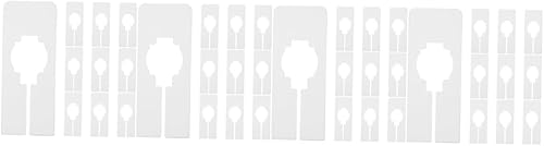 120 Pcs Size Separator Hanging Clothes Dividers Clothing Hanger Dividers Rectangular Hanger Dividers Closet Organizers Wardrobe Clothes Dividers