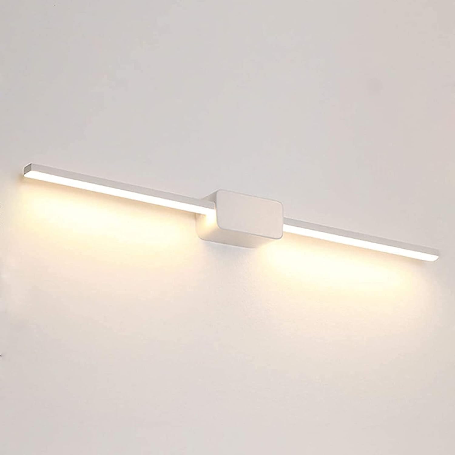 壁取り付け用燭台, ミラーライト北欧LEDバスライトモダンな調光可能なバスルームランプミラーライトバスルーム、防水トイレアルミウォー