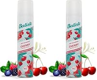 Batiste Cherry Dry Shampoo 200mL - Instantly Refreshes Hair, Adds Volume and Lift, Absorbs Oil for a Clean Feel, Suitable for Daily Use on Straight, Wavy & Curly locks, Instant Results (Pack of 2)