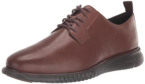Image of Cole HAAN Mens 2.Zerogrand Plain Oxford, Dark Brown Leather, 11.5 M US