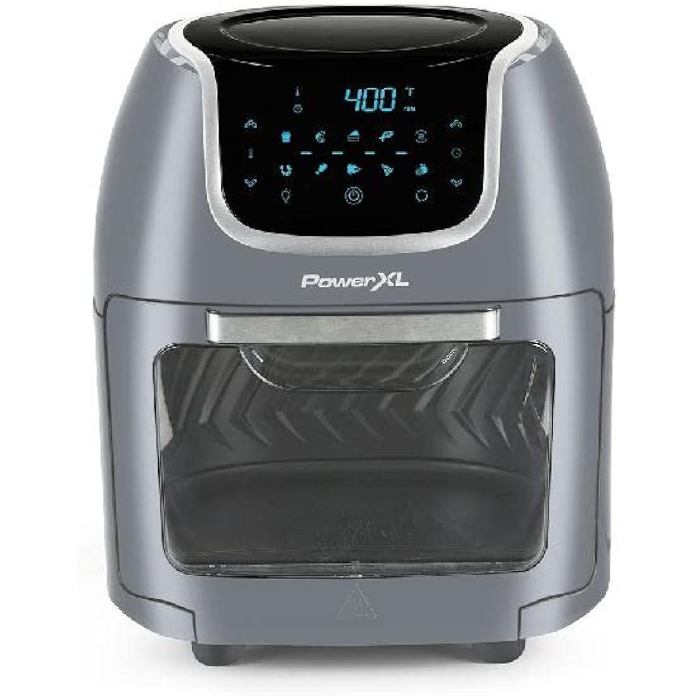 16/mo Finance PowerXL 10 QT Vortex Air Fryer Pro Oven, Digital Slate
