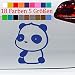 Pegatina genérica de oso koalabo para coche, diseño de oso de peluche Wombat Koala Bear Australia JDM Fun 49 azul 25 x 20 cm