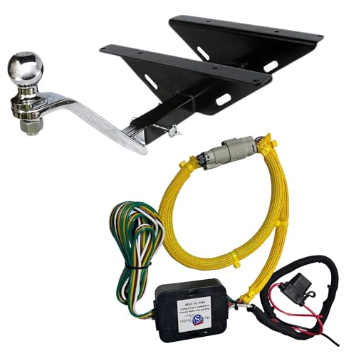 Wire Harness and Trailer Hitch w/Ball and for 2014-2025 Harley Davidson Freewheeler and Road Glide 3 (Does NOT FIT TRI-Glide)