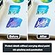 INNOVAYOU Blaue Abdeckflüssigkeit für Aquarellmalerei, 120 ml, beständige Tinte und Gießfarbe, Aquarell-Abdeckflüssigkeit hält Bereiche farblos und Kanten scharf