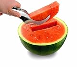 Expert Chef The ORIGINAL Watermelon Slicer Corer Cutter Knife and Server with Free Melon Baller - As Seen on TV - 8 Recipe eBooks Included.