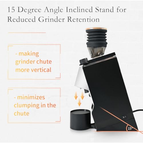 Incline Stand with Dosing Cup Stand Compatible with Eureka Mignon Espresso Coffee Grinder Durable Tilted Angled Base Accessories Parts Low Retention Single Dose Kit by CAFEMASY - Image 2