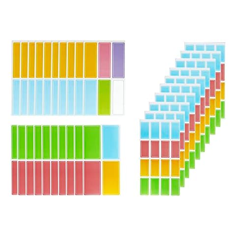 TIAMALL 260 Pcs Waterproof Removable Labels Bottle Labels Daycare Bottles Self-Adhesive Name Label Stickers for Kids School Supplies Cover
