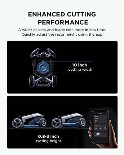 Ef Ecoflow Blade Robotic Lawn Mower, Wire-Free Boundaries, Auto-Route Planning With Gps, Rtk Smart Obstacle Avoidance, Water-Resistant Anti-Theft Auto Lock Robot Mower For Yards Up To 0.7 Acres #TOP3