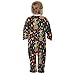 Emelivor Guitar Skeleton Halloween Baby One-Piece Newborn Pajamas Long Sleeve Footed Pjs for Boys Girls