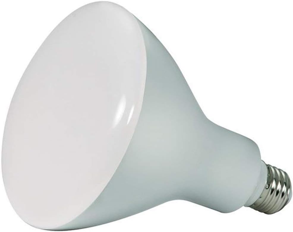 Satco S9639-16.5 watt; LED BR40 Bulbs; 3000K (12 LED Light Bulbs)