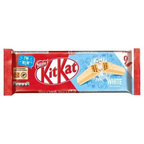 Nestle Kitkat 9 Bars Of Two Crispy Wafer Fingers Covered With White Chocolate 186.3g (UK) (B0B9GVP4W5) Amazon Price History, Amazon Price Tracker