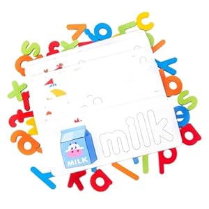 Dikaca 4475D49 Lernspielzeug Alphabet Holzspielzeug