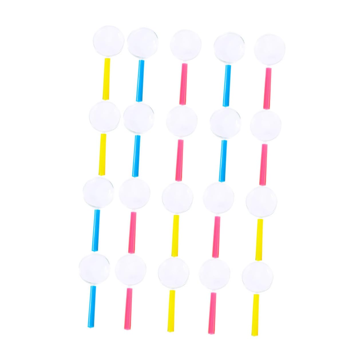 VALICLUD 30pcs Handheld Magnifying for Portable Magnifiers Random Colors for Insect Observation Reading and Exploration Activities Random Color