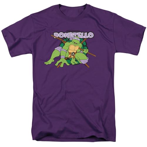 T-shirt TMNT Donatello Popfunk violet mixte vêtement vintage