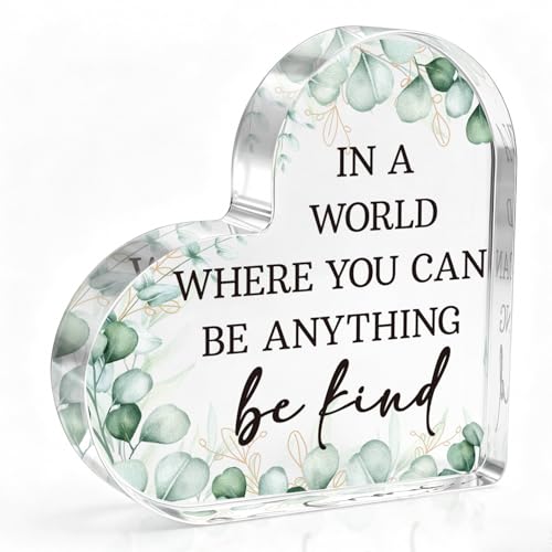 Be Kind Eucalyptus Leaf Office Decor, Be Kind Gifts for