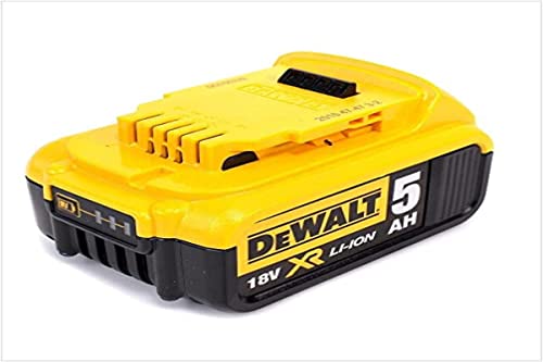 DEWALT DCB184-XJ - Batería de Iones de Litio de 18 V XR de 5 Ah, Negro/Amarillo