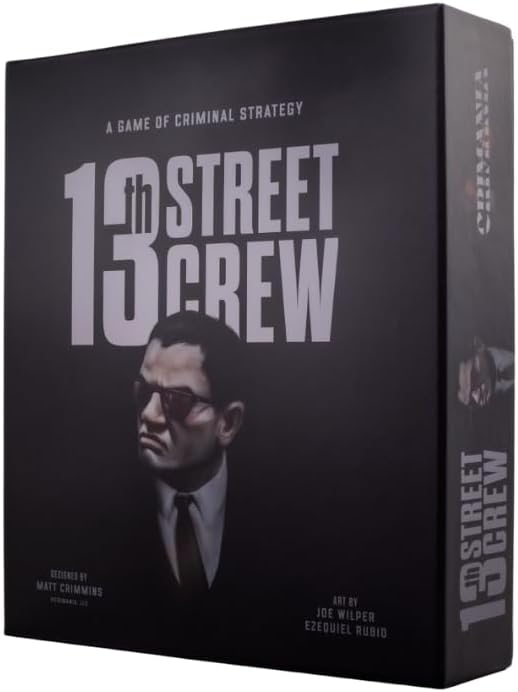 13TH STREET CREW | Bluffing, Strategy, Secret Identities | Get The Gang Together To Play This Semi Cooperative Board Game for Family Game Night | Perfect for Teens and Adults | Board Games |Card Games