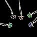 YUYAN 3 piezas de gemas de mariposa que cambian de color con...