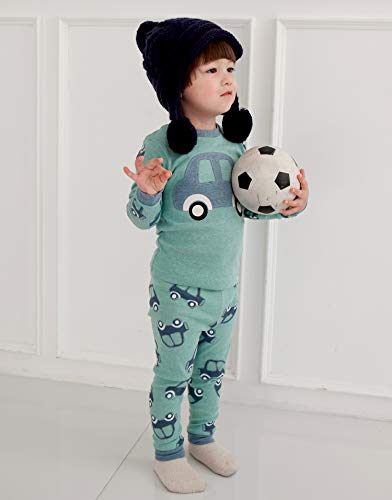 Image of VAENAIT BABY 12Months-12Years Toddler Kids Junior Boys Car Train Fireman Snug fit Sleepwear Pjs Set