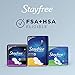 Stayfree Maxi Overnight Pads with Wings For Women, Reliable Protection and Absorbency of Feminine Periods, 28 Count
