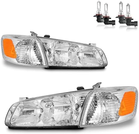 Amazon.com: KarSpareHub Headlights Assembly for 2000-2001 Toyota Camry ...