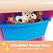 Costzon Kids Table and Chair Set, 3 Piece Activity Table w/Detachable Toy Storage Bins & 2 Chairs for Children Reading Art Craft, Strong Bearing Capacity, Lightweight, Toddler Table & Chair Set, Pink