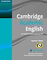 Amazon.com: Cambridge Academic English C1 Advanced Teacher's