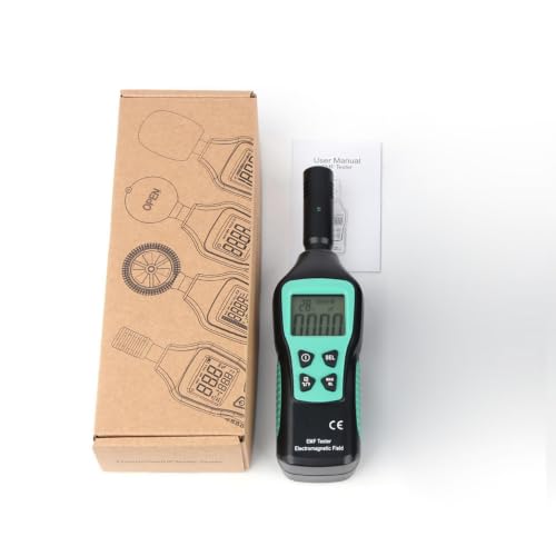 Medidor EMF Digital con LCD para Hogar y Oficina