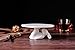 Jusalpha® New Style White Ceramic Cake stand With Cute Rabbit Stand, 12 Inches CS03