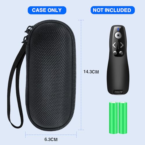 Estojo de transporte Clicker compatível com Logitech Wireless Presenter R400 R500 R700 R800 e ELISWE