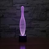 Neue Bowlingkugel 3D Licht Bunte Touch LED Visuelles Licht Werbegeschenk Licht