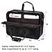 Men's Solid Full Grain Cowhide Leather Briefcase Large 17 Inch Business Travel Laptop Messenger Bag Tote with YKK Metal Zippers