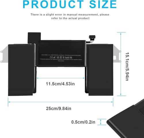 Image of A2337 Battery,A2389 Battery for Ma /Book Air 13 inch 2020 M1 Model A2337 EMC 3589 Identifier Ma /BookAir10,1 EMC 3598, MGN53 MGN83 MGN63 MGN93 MGND3 MGN73 MGNA3 MGNE3 (A2389 / A2337)