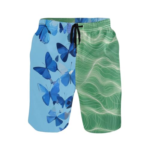 Short de plage extensible homme vert surf idéal pour les journées de glisse - 3