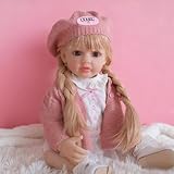 iCradle リアルライフ リボーン ベビードール 女の子 22インチ 55cm フルボディ ソフトビニール シリコン リアル 本物そっくり 新生児 人形 幼児人形 子供用 おもちゃ 対象年齢3歳以上。