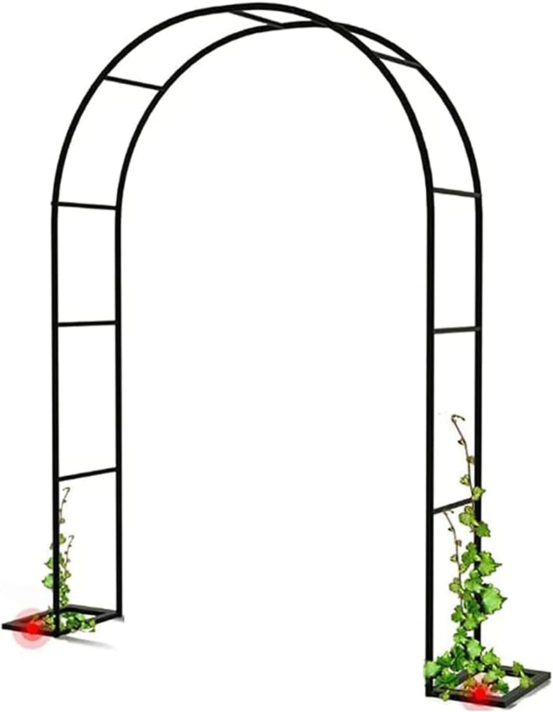 Arche de Jardin en métal cadre d'escalade haut de gamme W120xH230cm