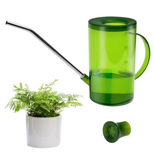 LPAMABARegadera Pequeña，Regadera de Jardín，Regadera con Mango, Regadera para Plantas de Interior, Regadera para Plantas (b-Verde)