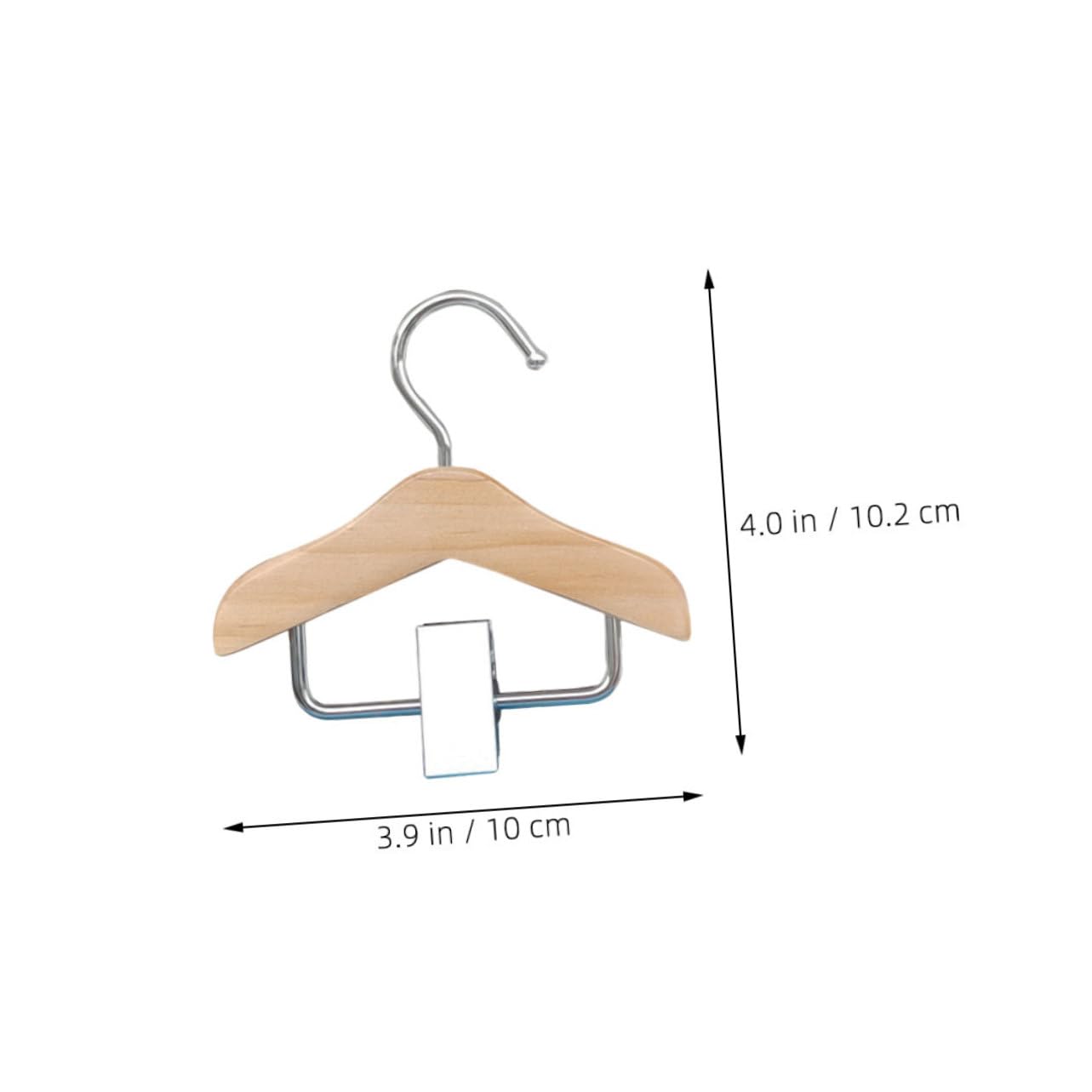 Cabilock 2Pcs Cat and Dog Clothing Hangers Pet Apparel Rack with Clips for Organizing Garments Lightweight and Portable for Home and Pet Shop Use