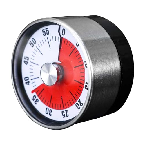 Temporizador De Cocina,Reloj De Cocina con Temporizador Mecánico - Magnético Inteligente 72 dB Alarma Portátil para Estufa Escritorio Hornos Cocina Repostería