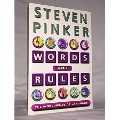 By Prof Steven Pinker Words And Rules